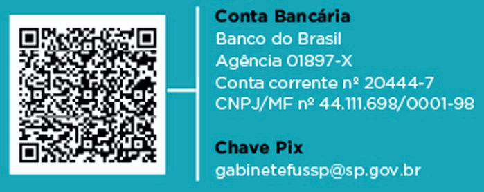 PIX FUSSP: gabinetefussp@Span.gov.br